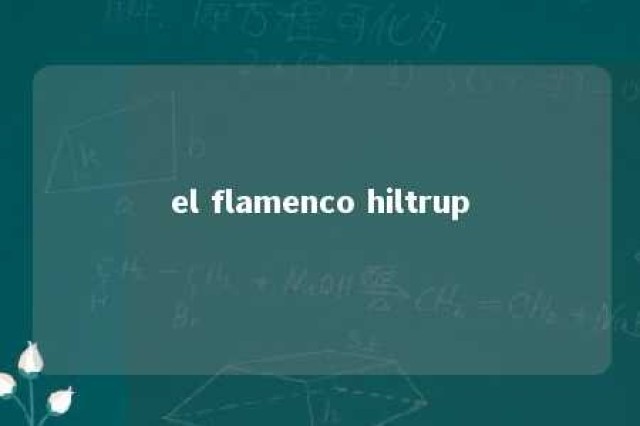 el flamenco hiltrup 