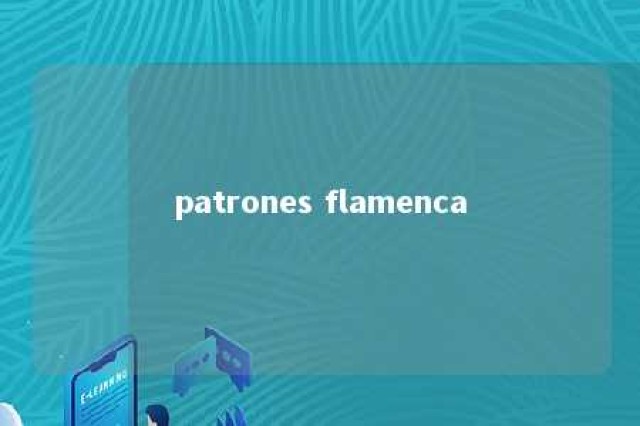 patrones flamenca 