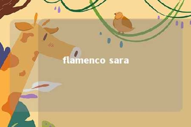 flamenco sara 