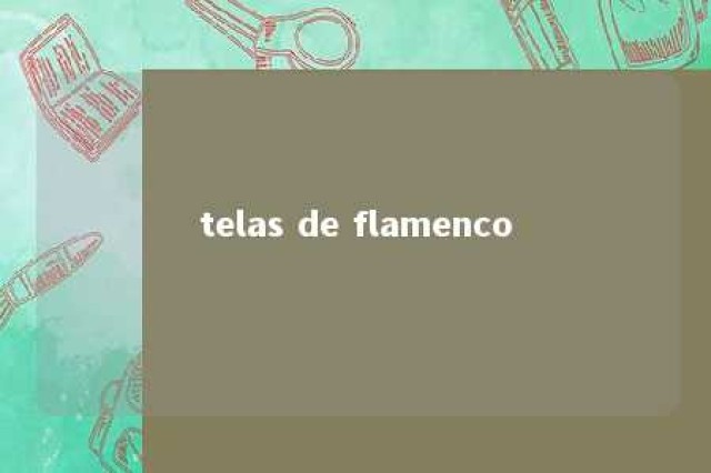 telas de flamenco 