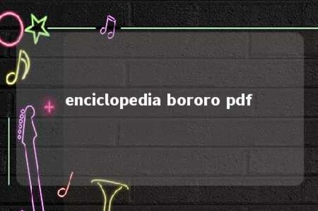 enciclopedia bororo pdf 