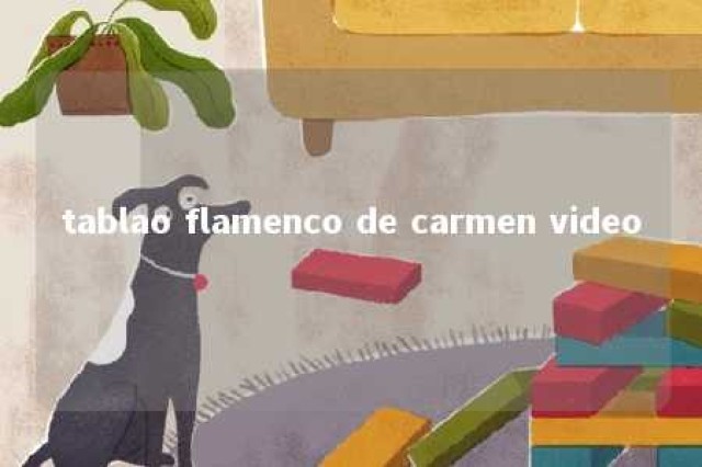 tablao flamenco de carmen video 