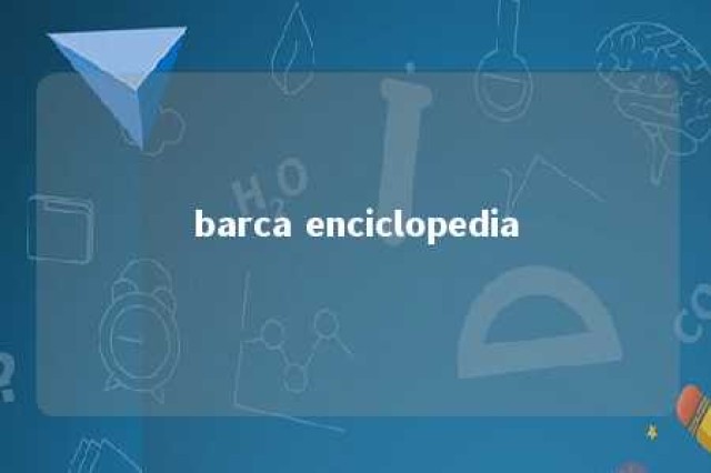 barca enciclopedia 