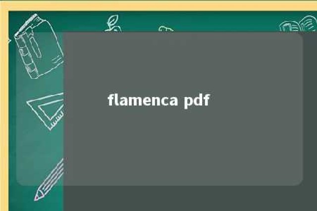 flamenca pdf 