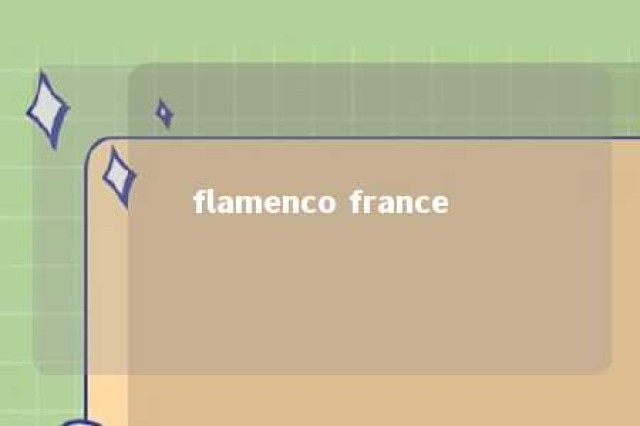 flamenco france 