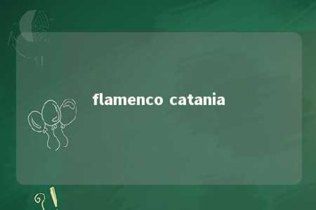 flamenco catania 