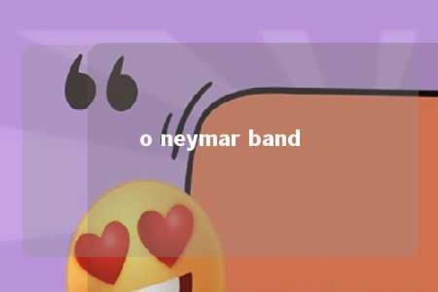 o neymar band 