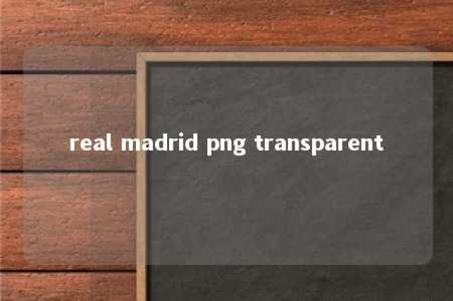 real madrid png transparent 