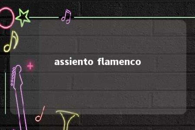 assiento flamenco 