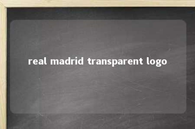 real madrid transparent logo 