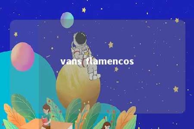 vans flamencos 