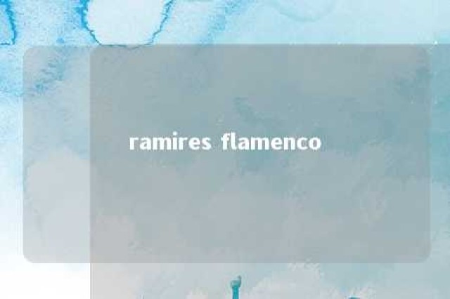 ramires flamenco 