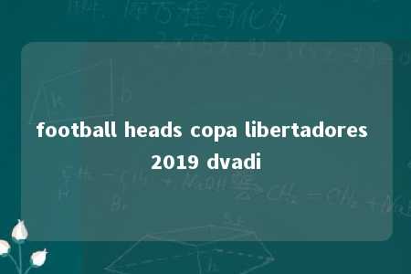 football heads copa libertadores 2019 dvadi