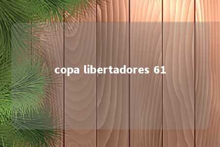 copa libertadores 61