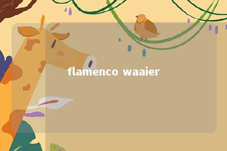 flamenco waaier