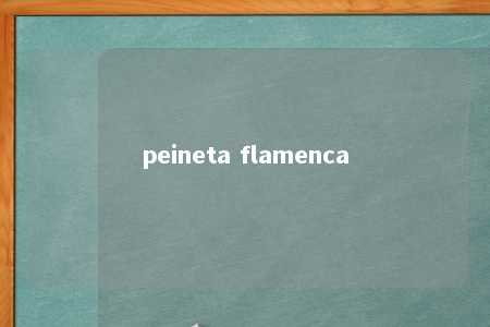 peineta flamenca