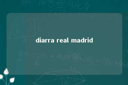 diarra real madrid