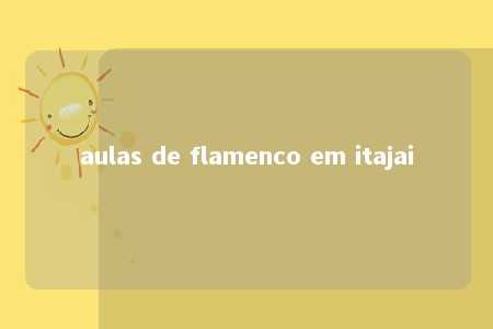 aulas de flamenco em itajai