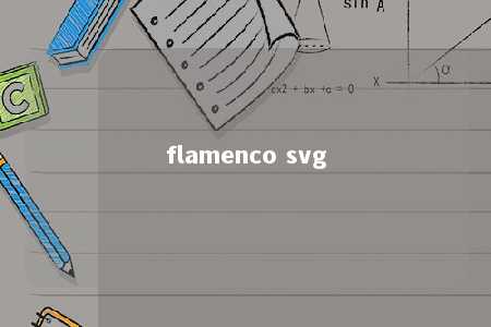 flamenco svg