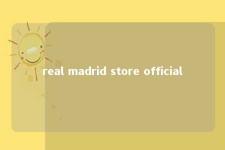 real madrid store official