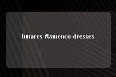 lunares flamenco dresses