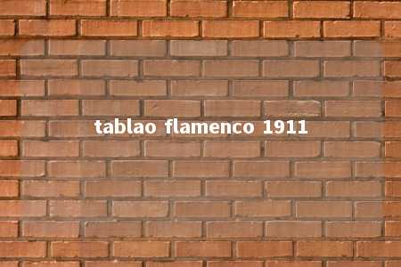 tablao flamenco 1911